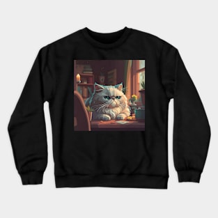 Cozy Persian cat Crewneck Sweatshirt